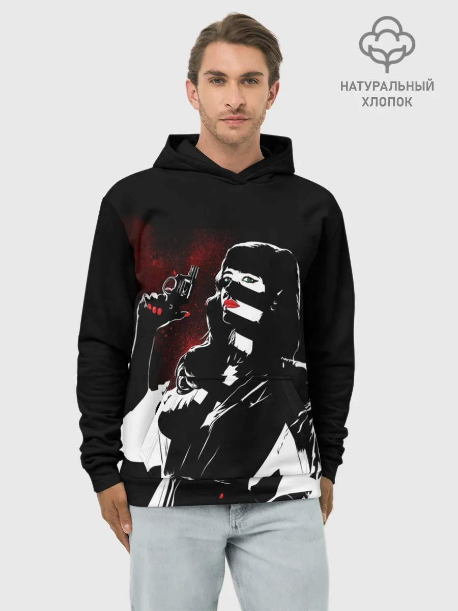 Худи мужской база хлопок / Sin City - Ava Lord