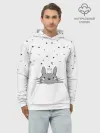 Худи мужской база хлопок / Totoro The Rain