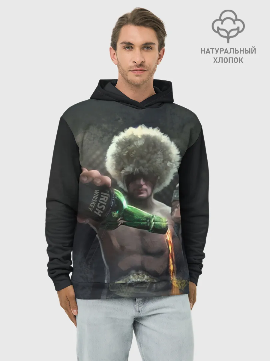 Худи мужской база хлопок / Conors Whiskey