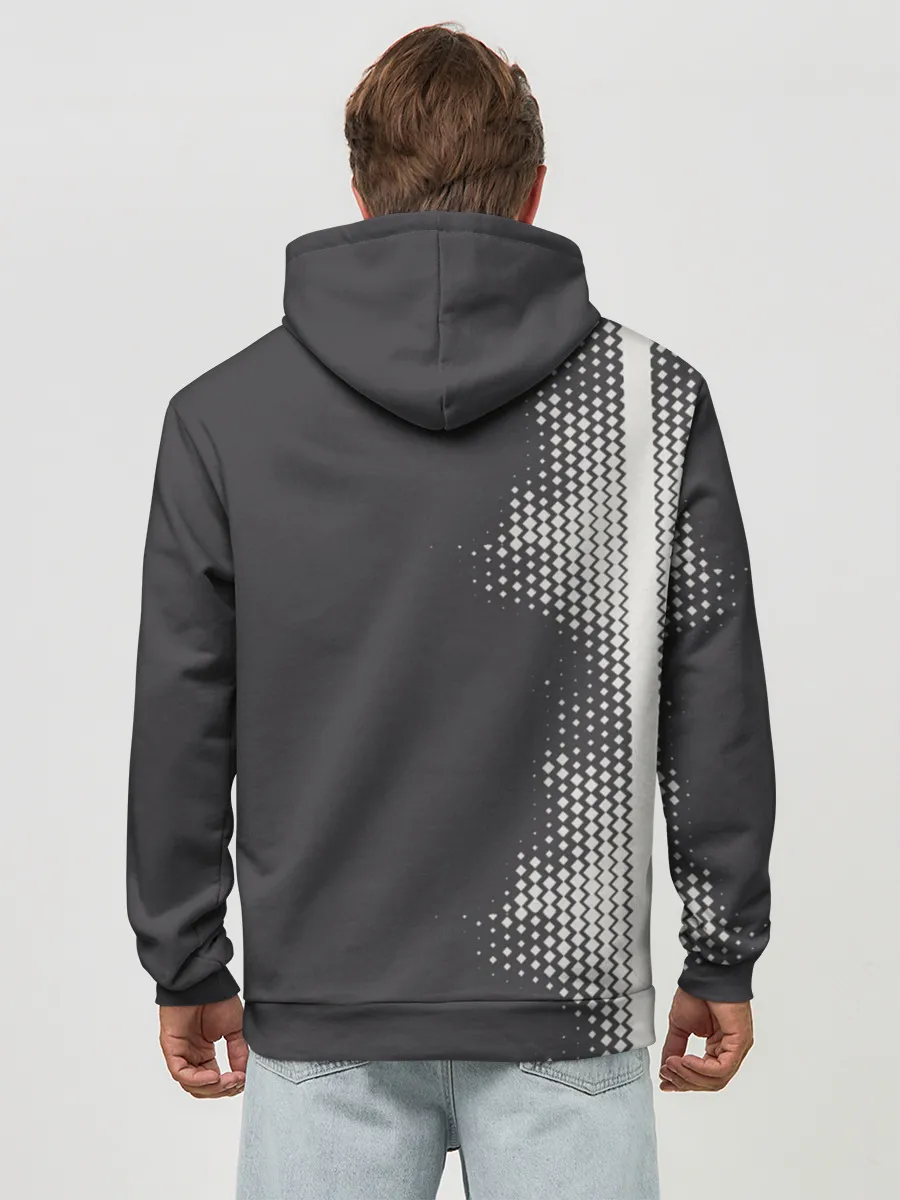 Худи мужской база хлопок / I Love Rock