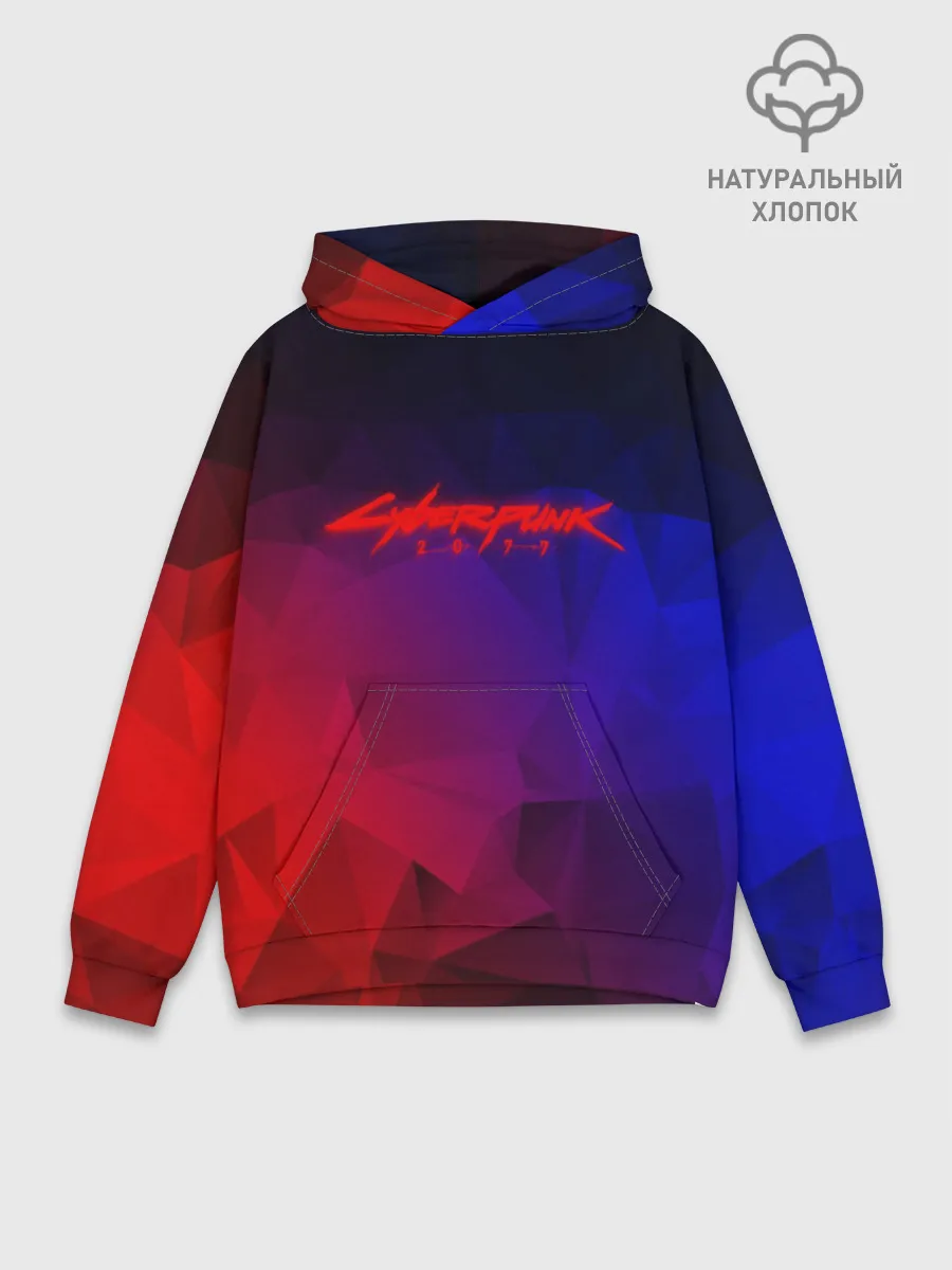 Худи мужской база хлопок / CYBERPUNK 2077 | КИБЕРПАНК 2077