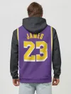Худи мужской база хлопок / James LA Lakers 2019