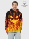 Худи мужской база хлопок / FIRE PUMPKIN
