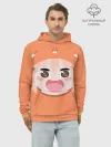 Худи мужской база хлопок / Мордочка Умару