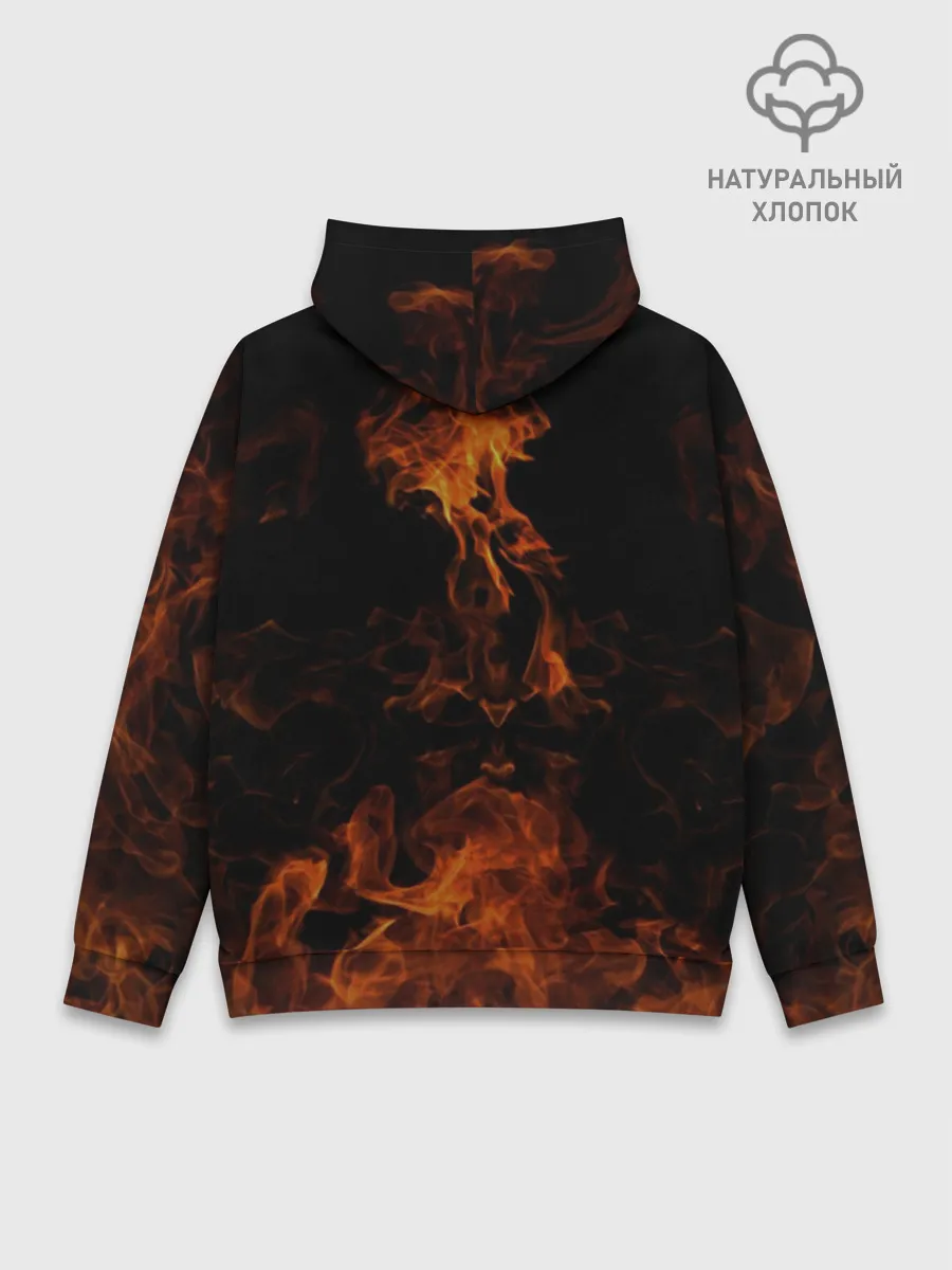 Худи мужской база хлопок / Пожарный