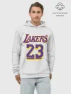 Худи мужской база хлопок / James 18-19 third LA Lakers