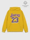 Худи мужской база хлопок / James 18-19 LA Lakers home