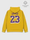 Худи мужской база хлопок / James 18-19 LA Lakers home