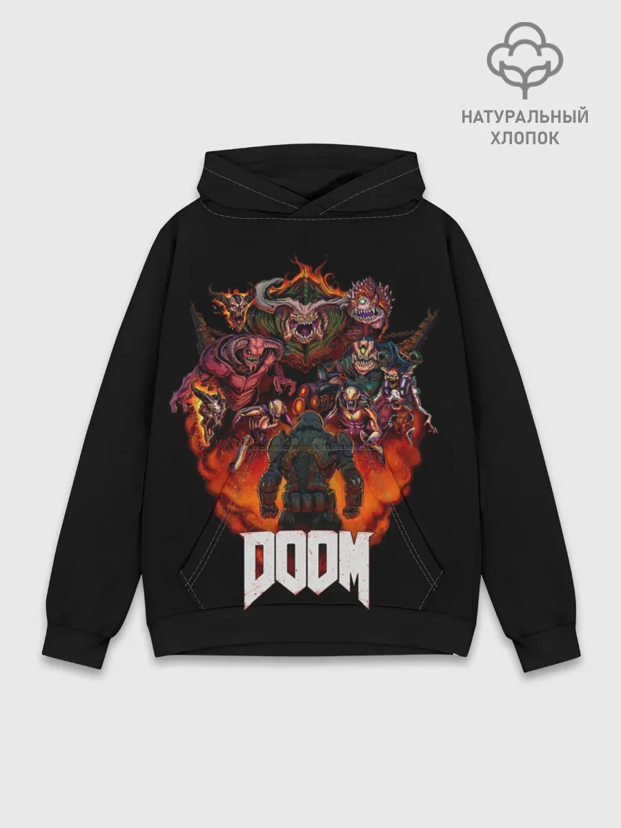 Худи мужской база хлопок / DooM