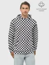 Худи мужской база хлопок / Checkerboard