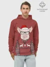 Худи мужской база хлопок / New Year Pig