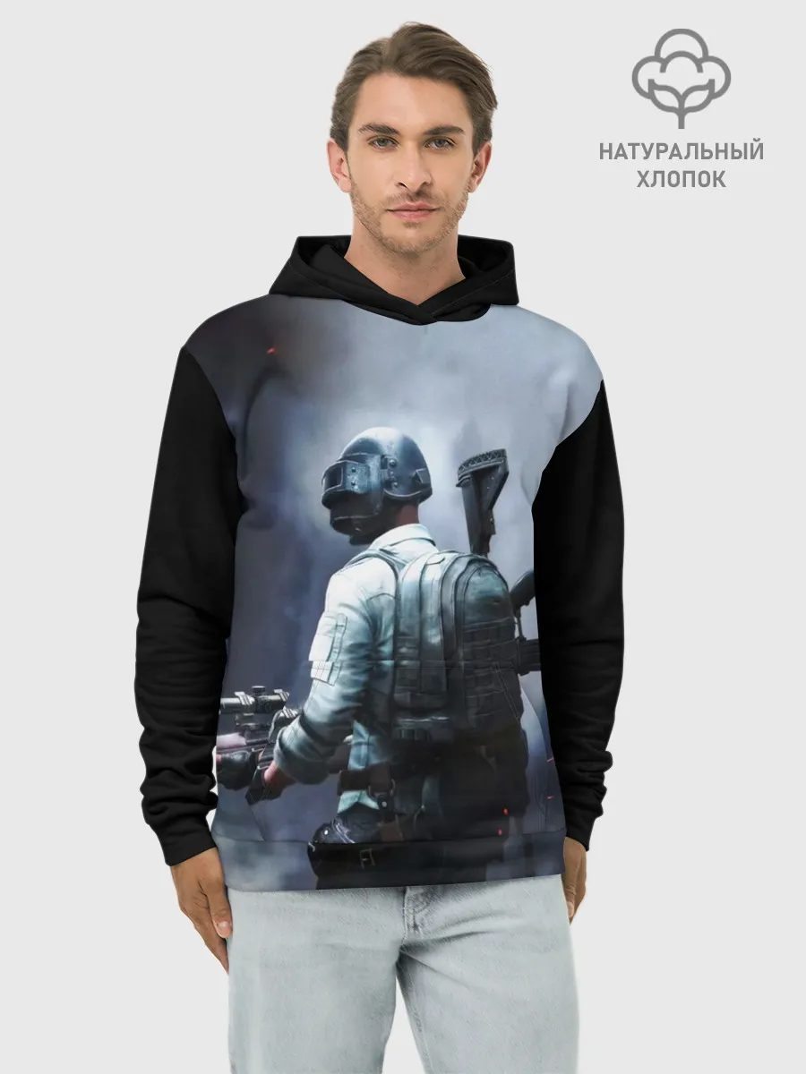 Худи мужской база хлопок / PUBG