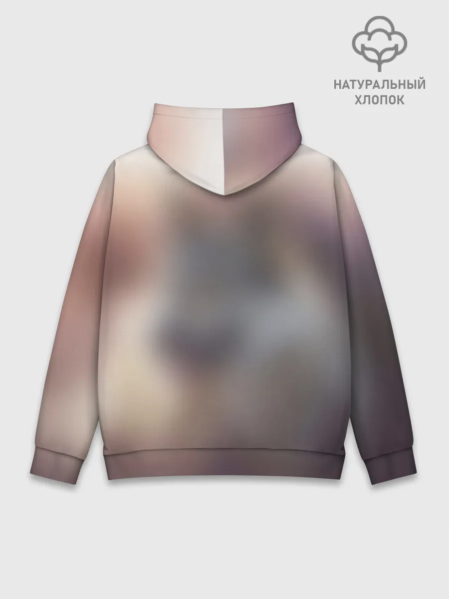 Худи мужской база хлопок / Волк