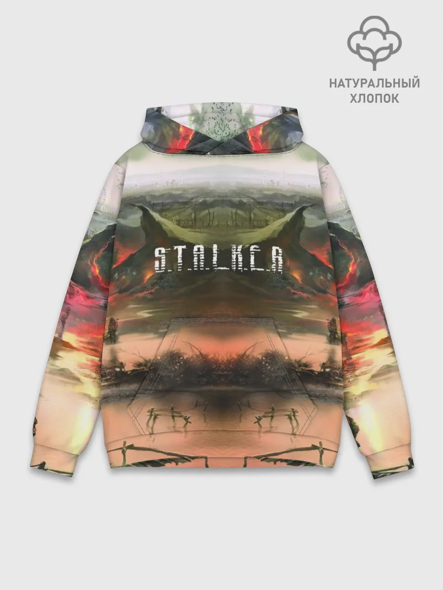 Худи мужской база хлопок / STALKER