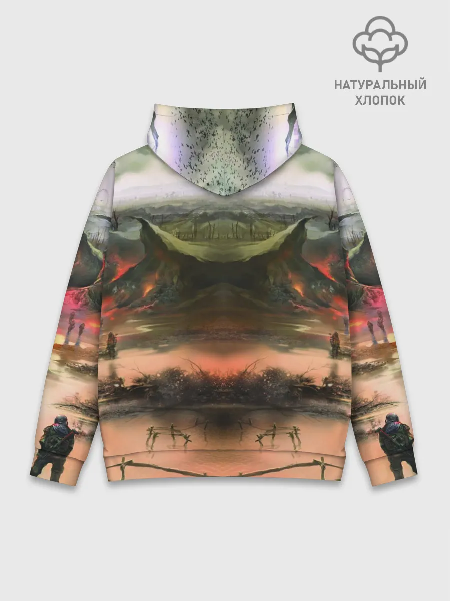 Худи мужской база хлопок / STALKER