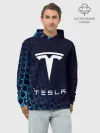 Худи мужской база хлопок / Tesla Motors