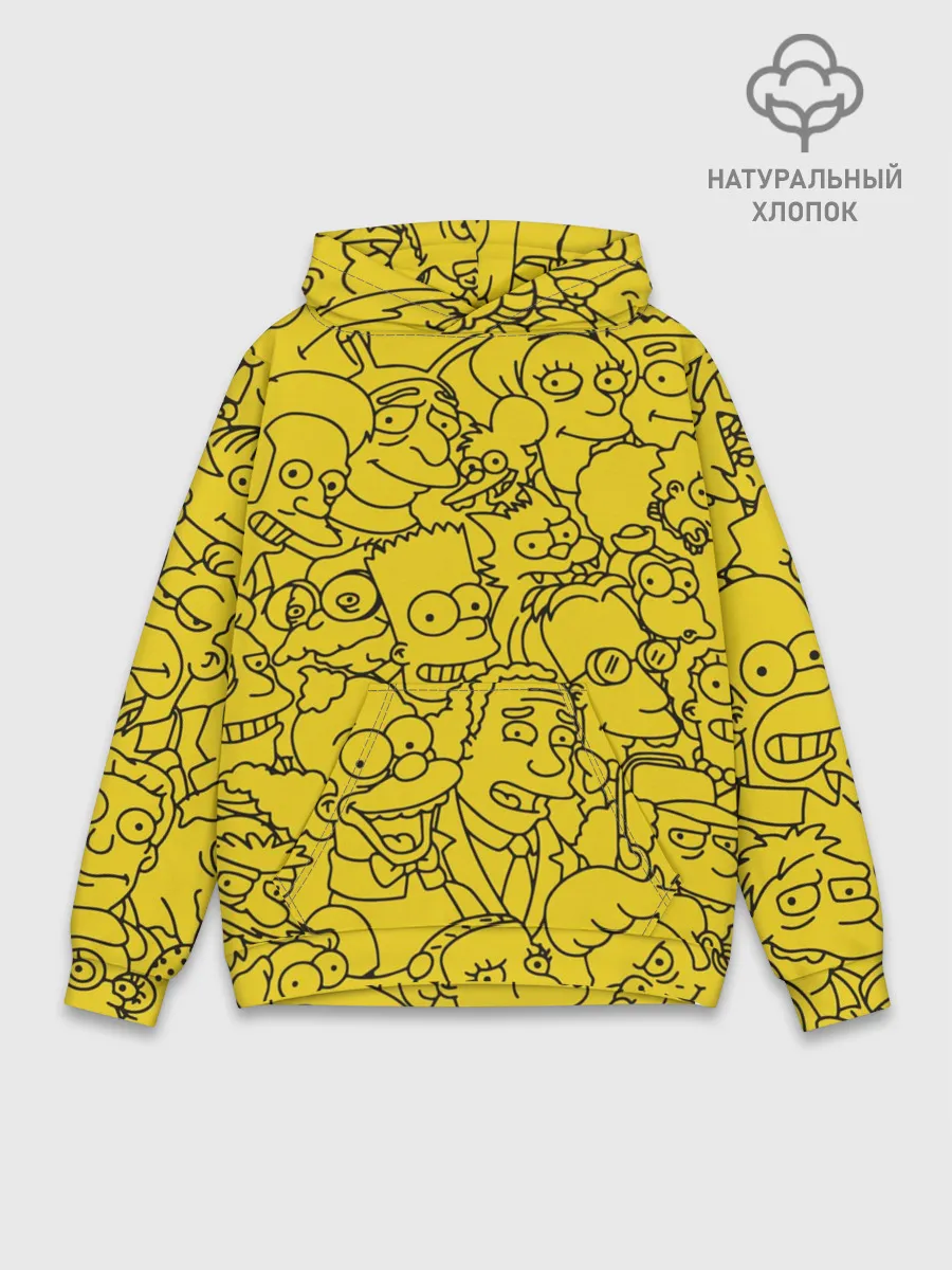 Худи мужской база хлопок / Симпсоны