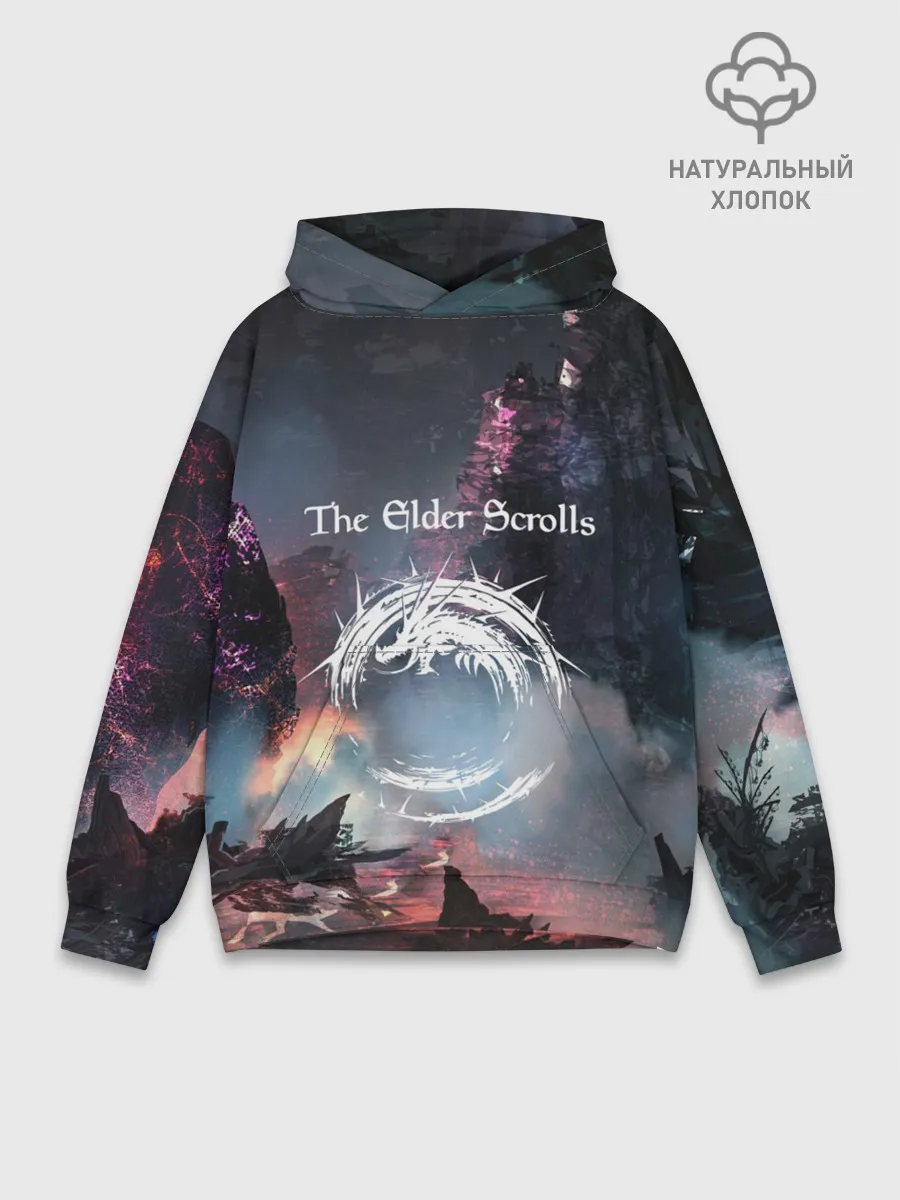 Худи мужской база хлопок / THE ELDER SCROLLS