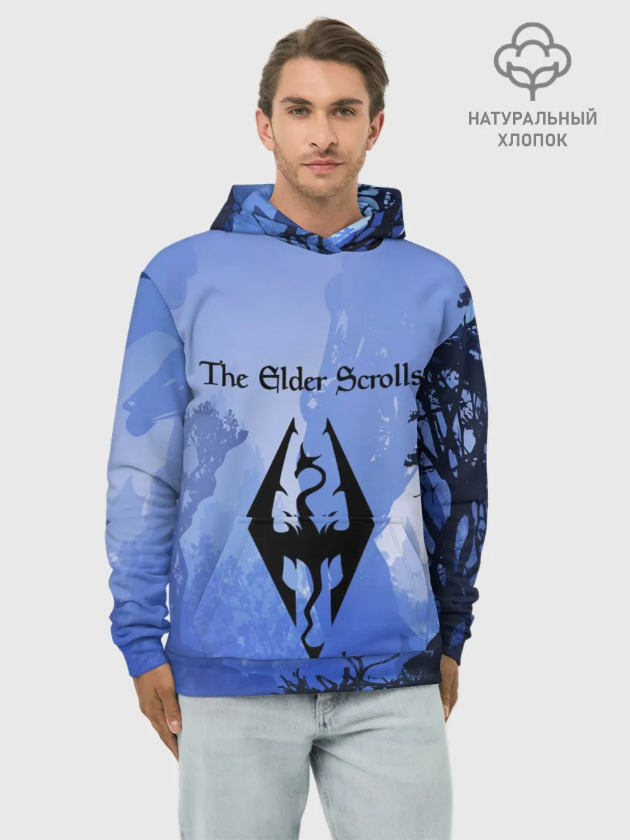 Худи мужской база хлопок / The Elder Scrolls