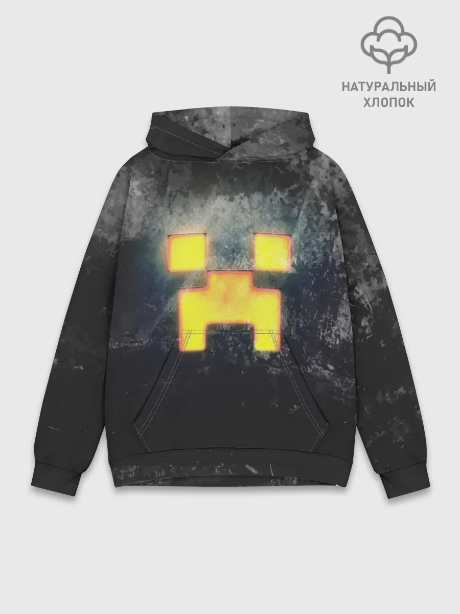 Худи мужской база хлопок / BLACK Creeper