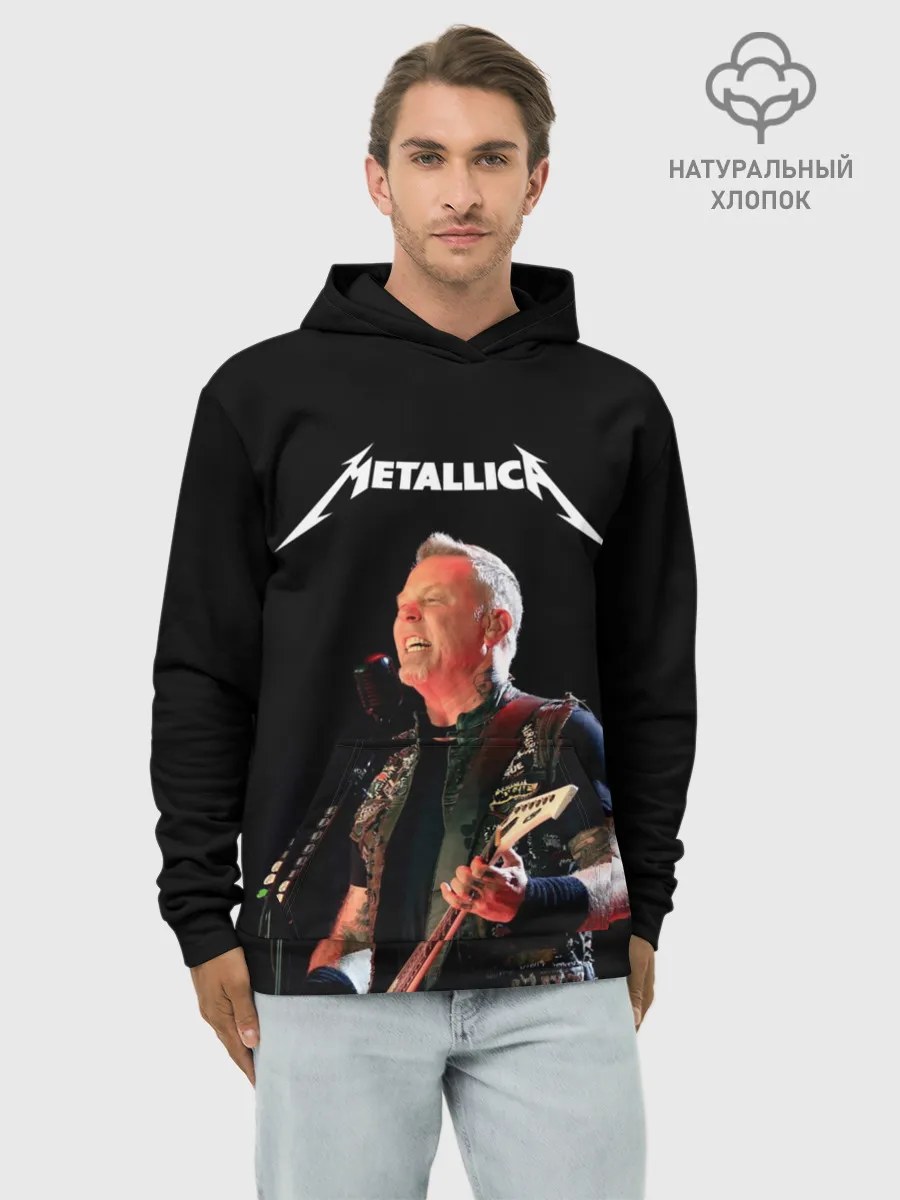 Худи мужской база хлопок / Metallica