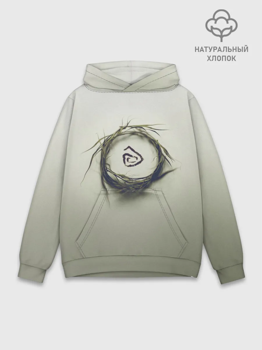 Худи мужской база хлопок / Настоящий Детектив Символ