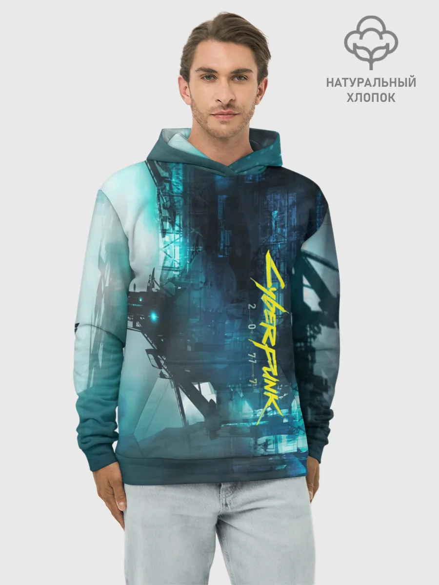 Худи мужской база хлопок / Cyberpunk 2077