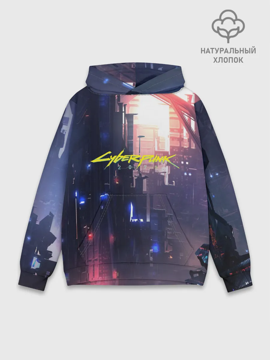Худи мужской база хлопок / Cyberpunk 2077