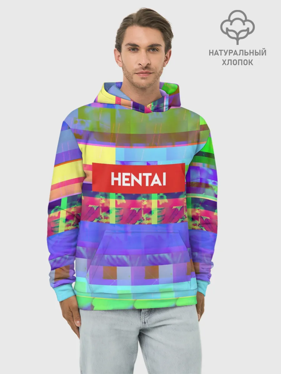 Худи мужской база хлопок / Японская анимация