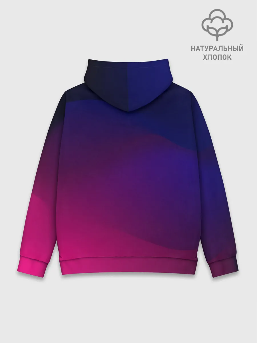 Худи мужской база хлопок / Abstract simple colors