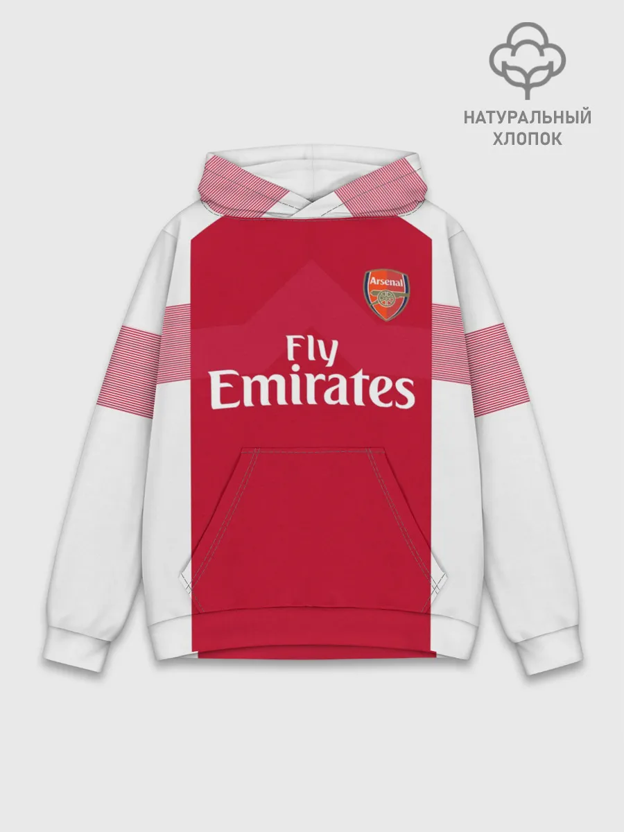 Худи мужской база хлопок / Aubameyang home 18-19