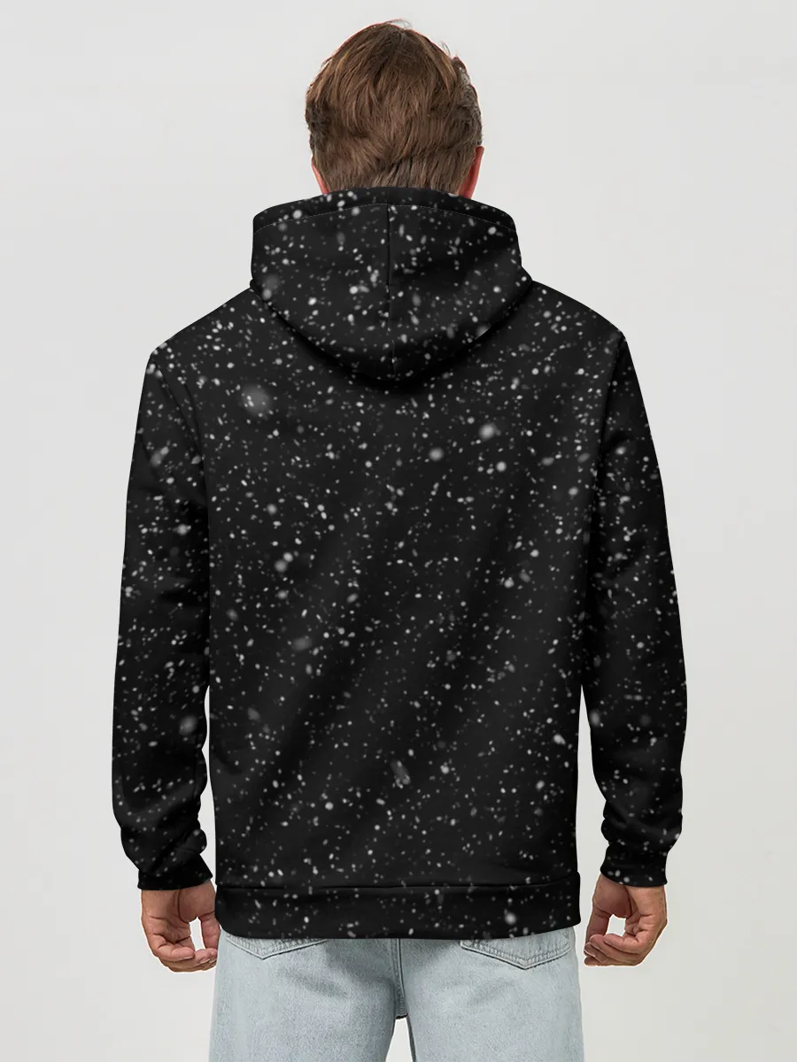 Худи мужской база хлопок / Новогодний PUBG