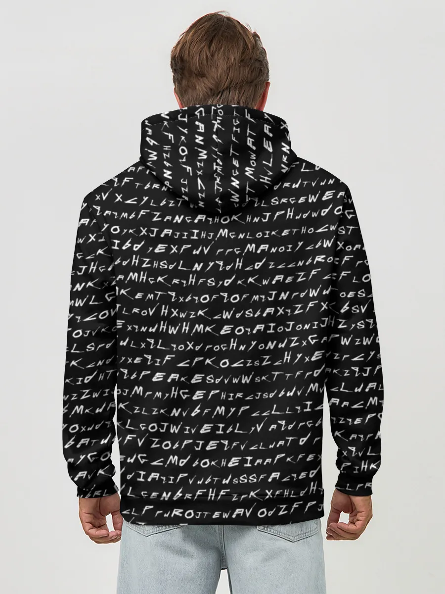 Худи мужской база хлопок / Cyberpunk 2077 Буквы