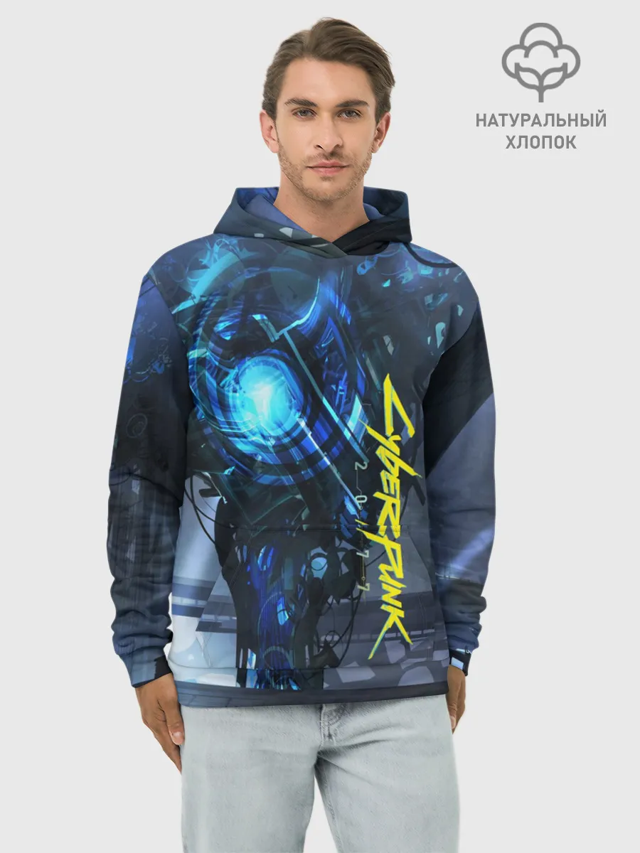 Худи мужской база хлопок / CYBERPUNK 2077