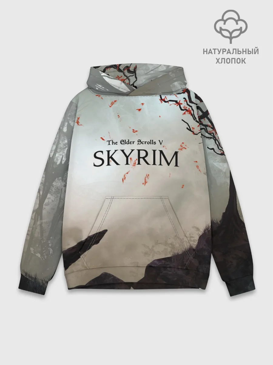 Худи мужской база хлопок / The Elder Scrolls SKYRIM 5