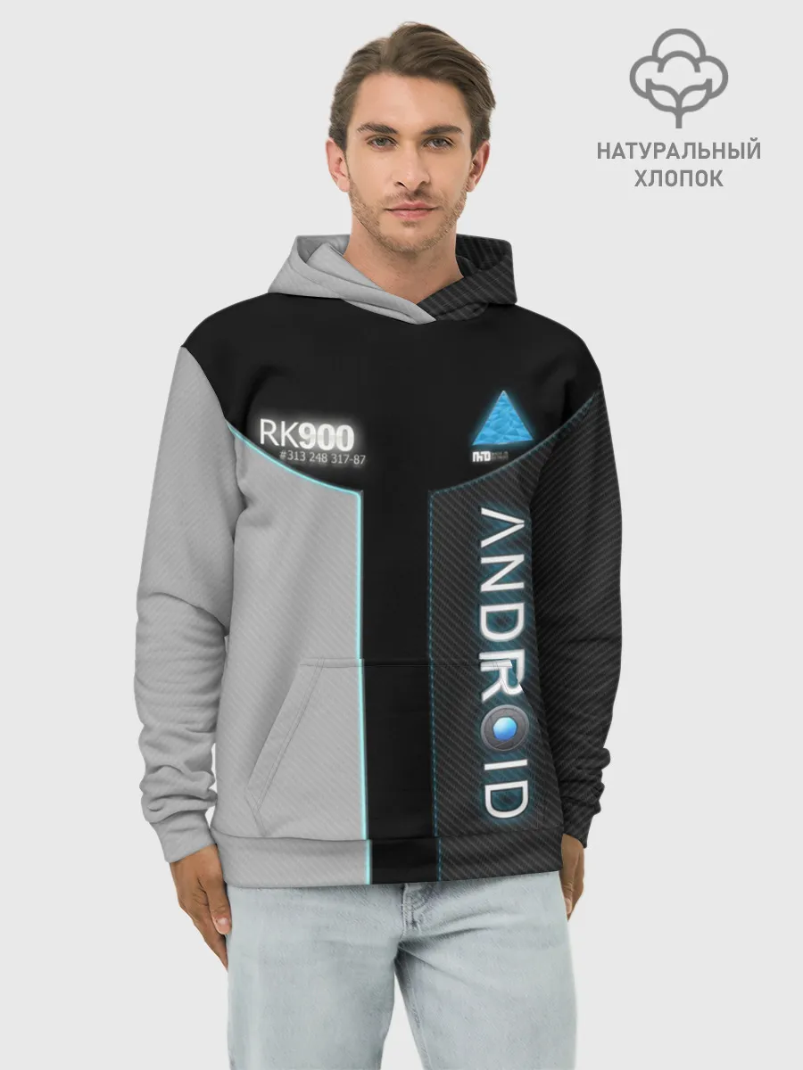 Худи мужской база хлопок / DETROIT: BECOME HUMAN.