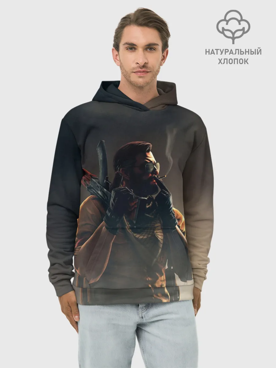 Худи мужской база хлопок / Counter-Strike