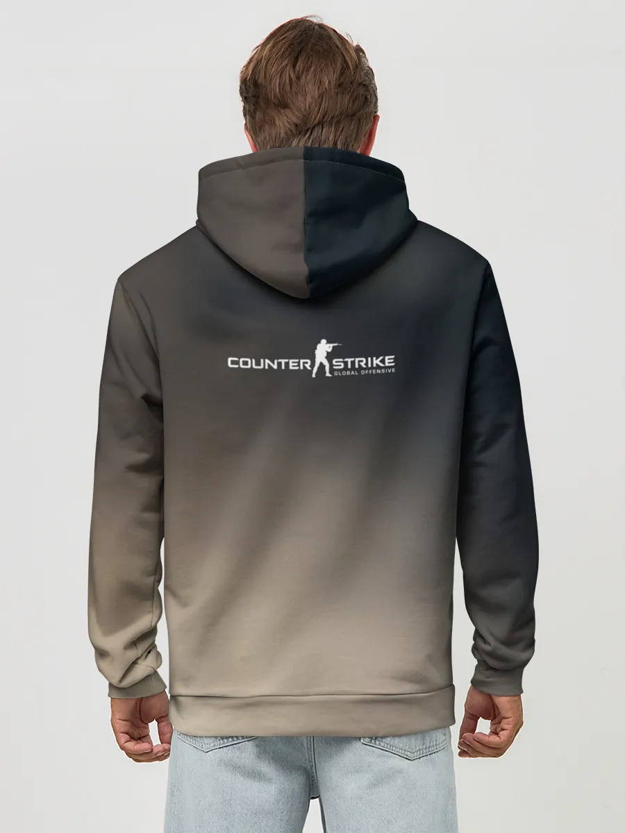 Худи мужской база хлопок / Counter-Strike