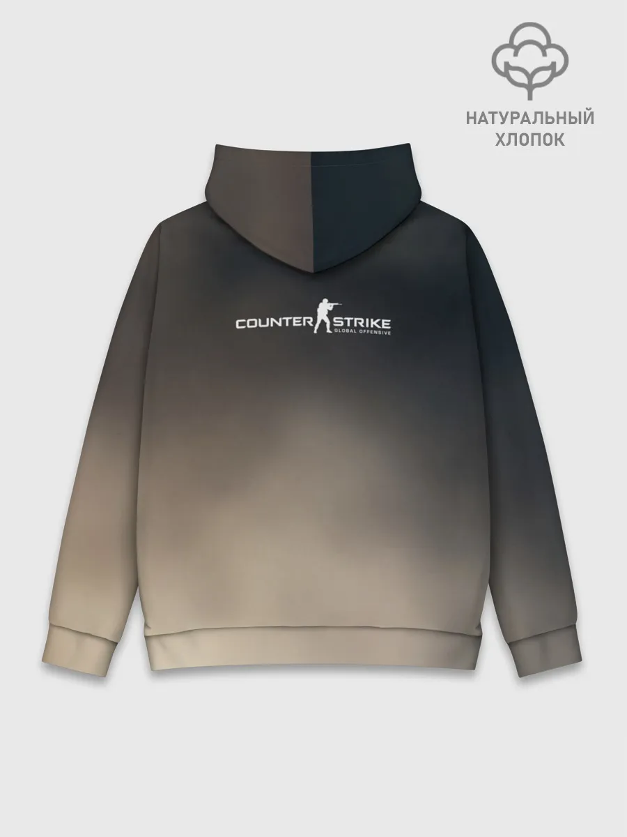 Худи мужской база хлопок / Counter-Strike