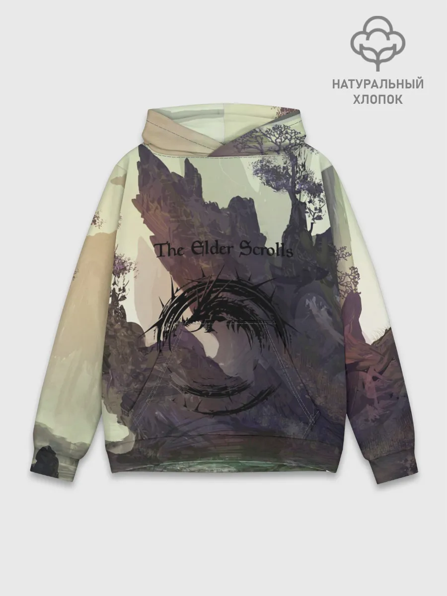 Худи мужской база хлопок / The Elder Scrolls