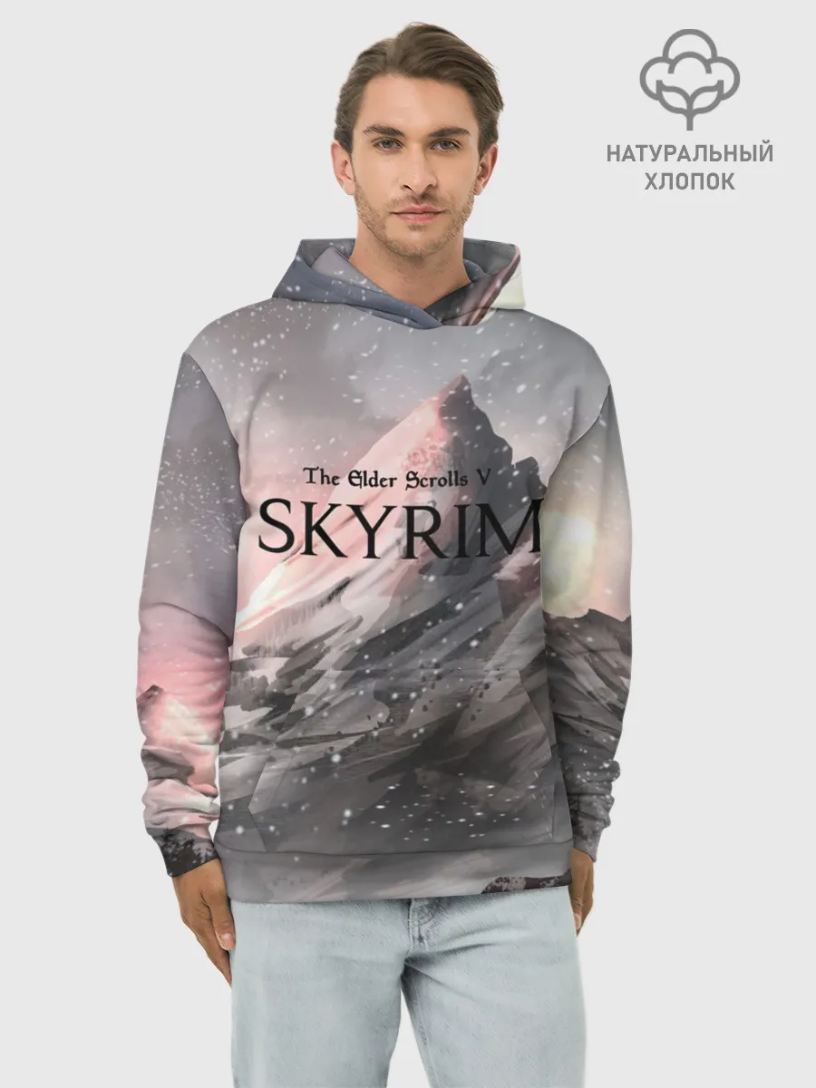 Худи мужской база хлопок / The Elder Scrolls Skyrim