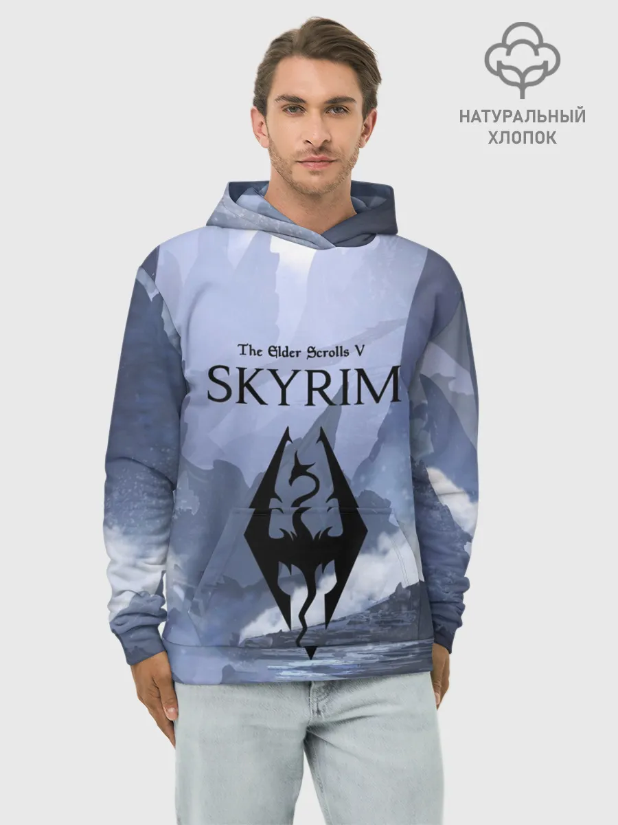Худи мужской база хлопок / THE ELDER SCROLLS 5 SKYRIM