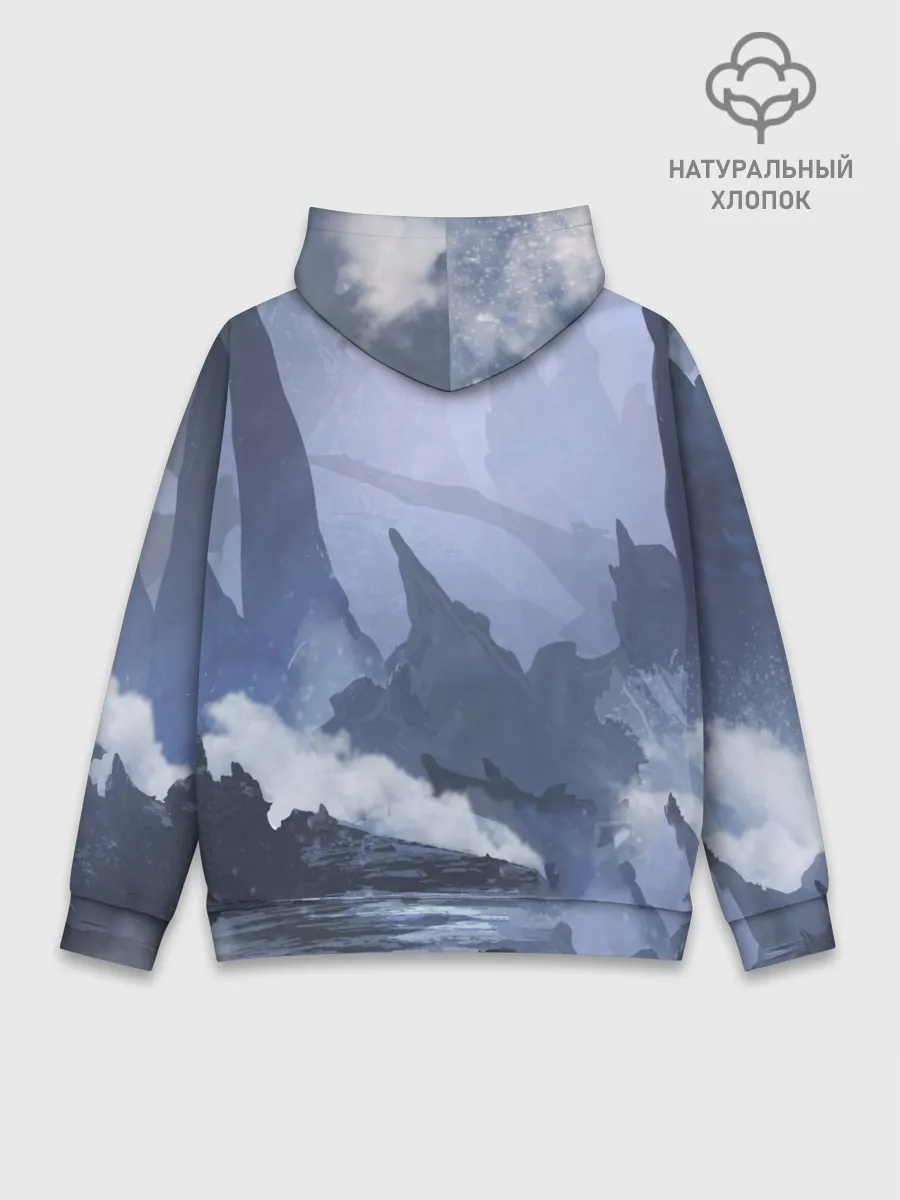 Худи мужской база хлопок / THE ELDER SCROLLS 5 SKYRIM