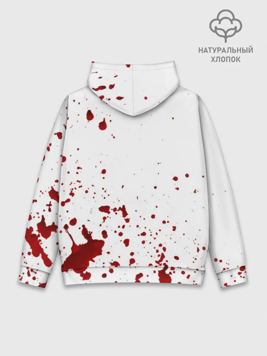 Худи мужской база хлопок / Кровь Не Моя