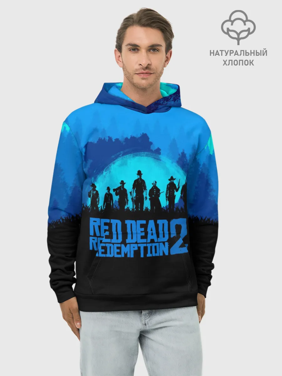 Худи мужской база хлопок / RED DEAD REDEMPTION 2