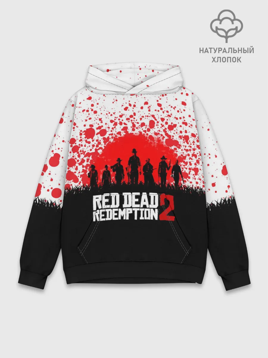 Худи мужской база хлопок / RED DEAD REDEMPTION 2