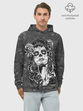 Худи мужской база хлопок / Sugar girl
