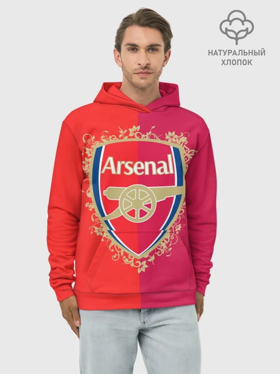 Худи мужской база хлопок / FC Arsenal