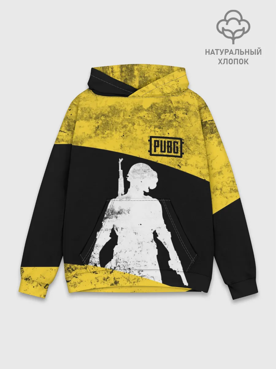 Худи мужской база хлопок / PUBG Grunge