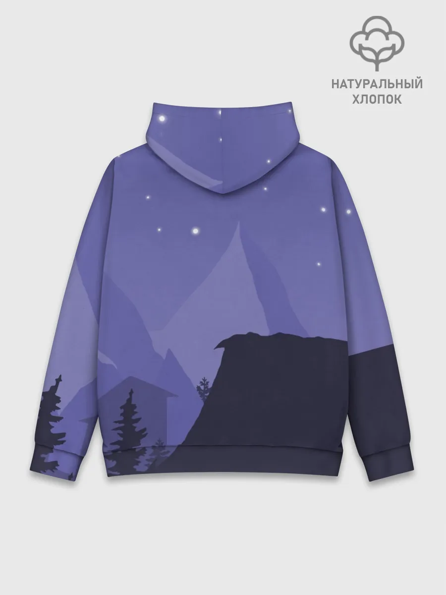 Худи мужской база хлопок / Ночной PUBG